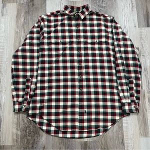 Polo Country Ralph Lauren Men’s L Flannel Button Up Green Red
